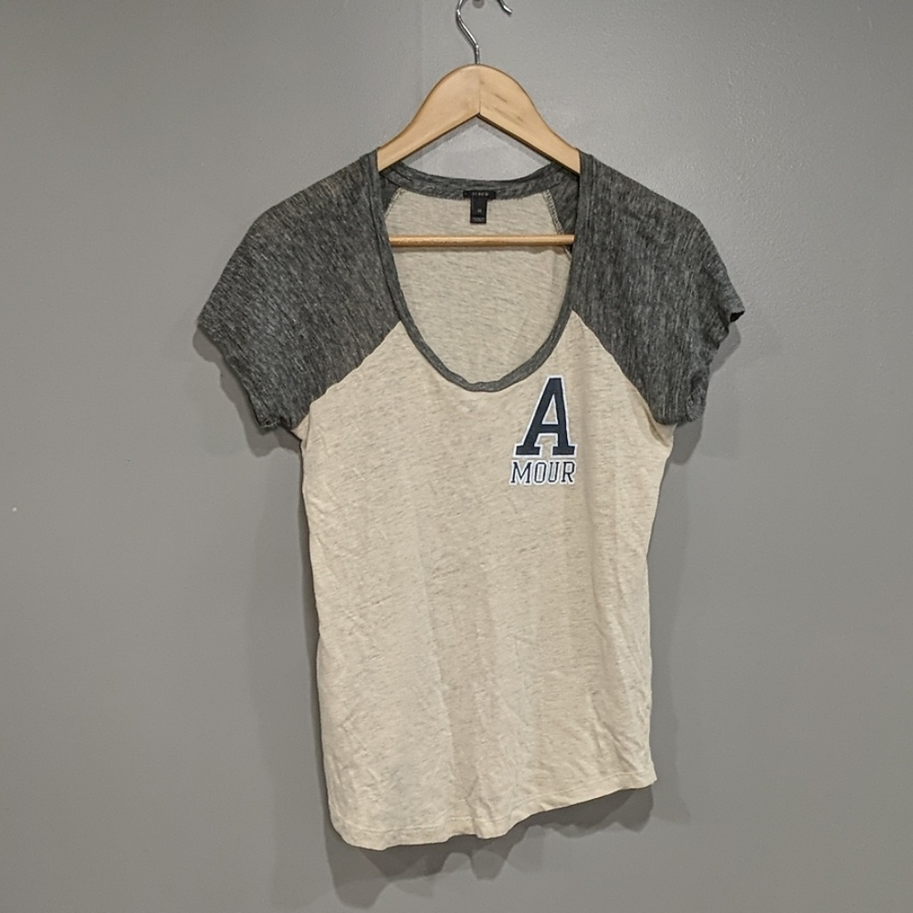 J.Crew tan t-shirt
